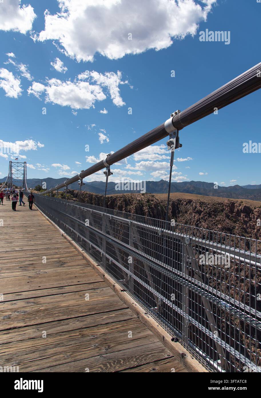 Royal Gorge Bridge and Park in Colorado USA Stock Photo - Alamy