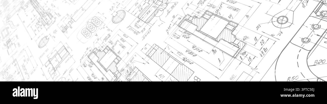 Engineering construction, industrial background.Mechanic technology ...