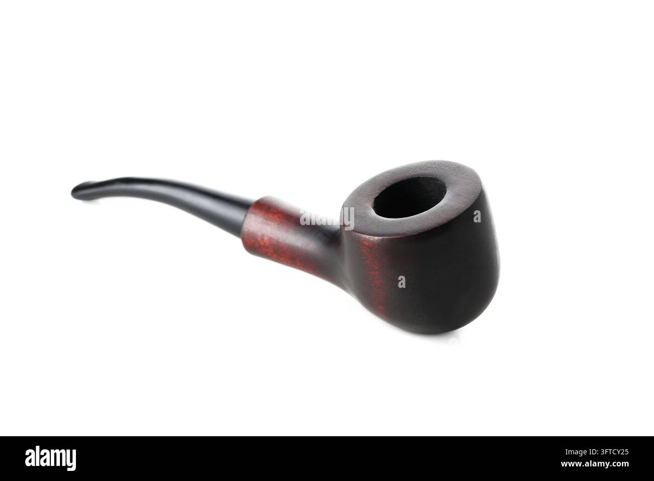 Smoking pipe isolated on white background, close up Stock Photo - Alamy