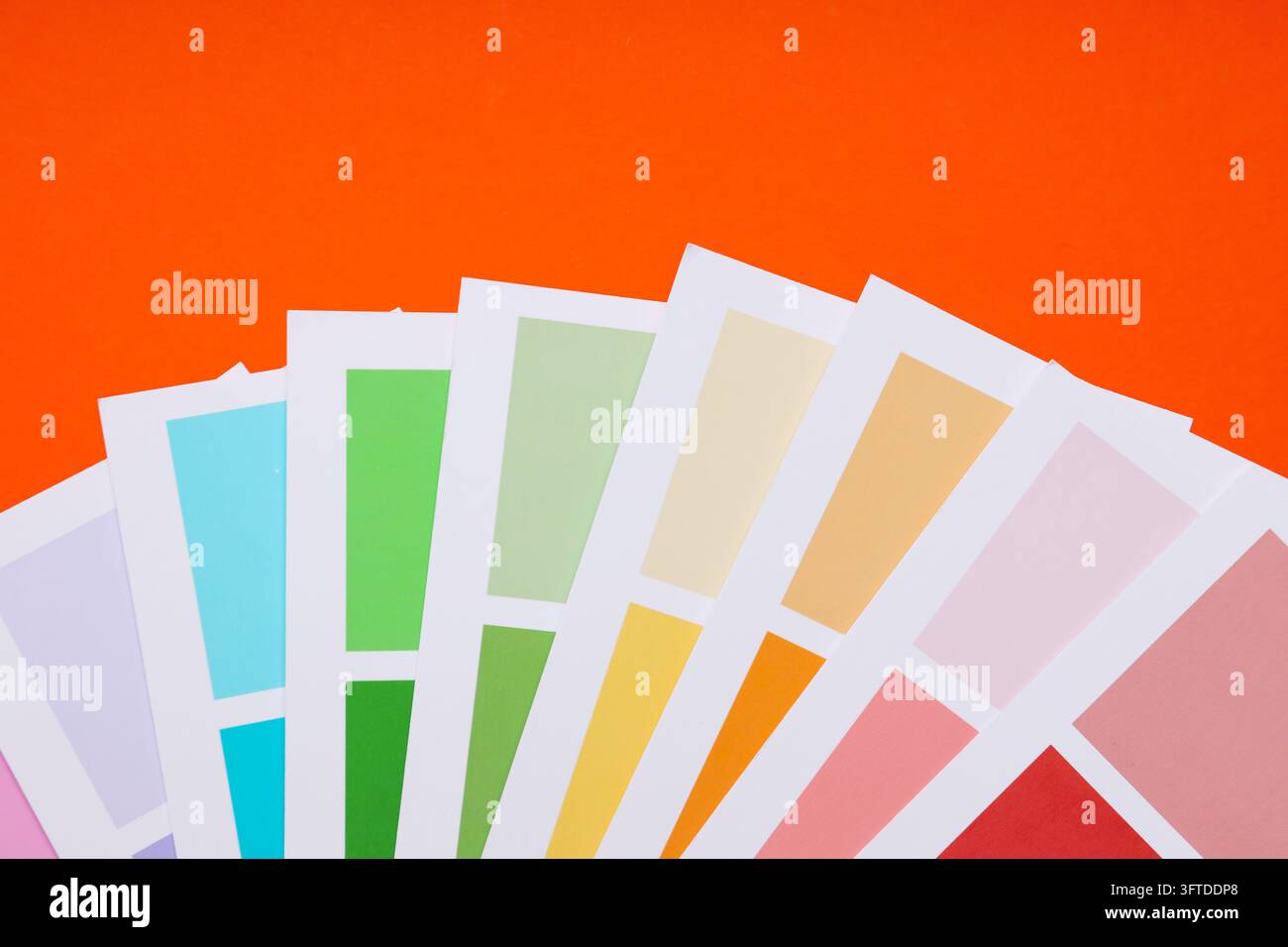 Concept of colors for design, color palettes, top view Stock Photo - Alamy