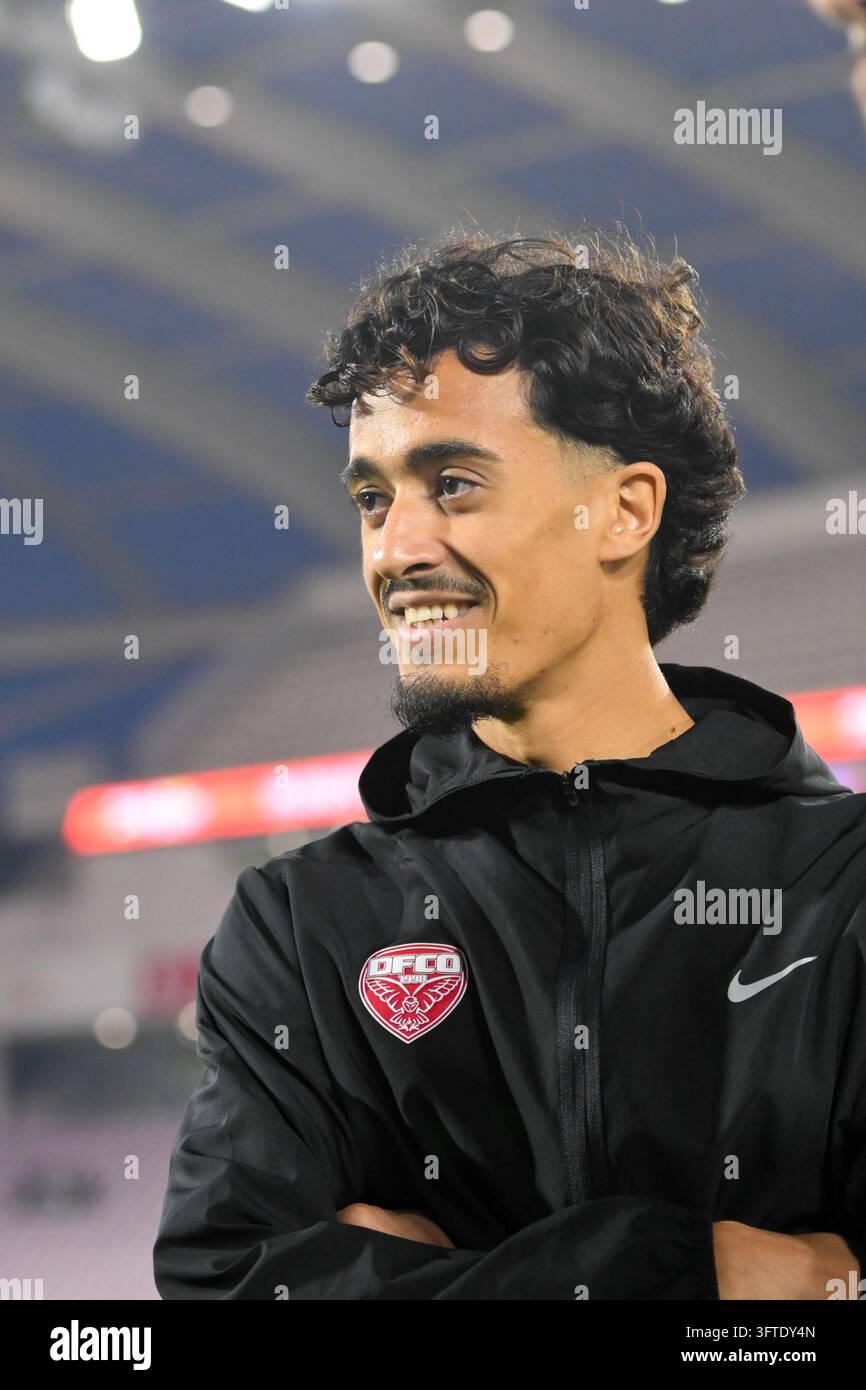 Adel LEMBEZAT of DFCO during Ligue 2 BKT match between Dijon and Metz ...
