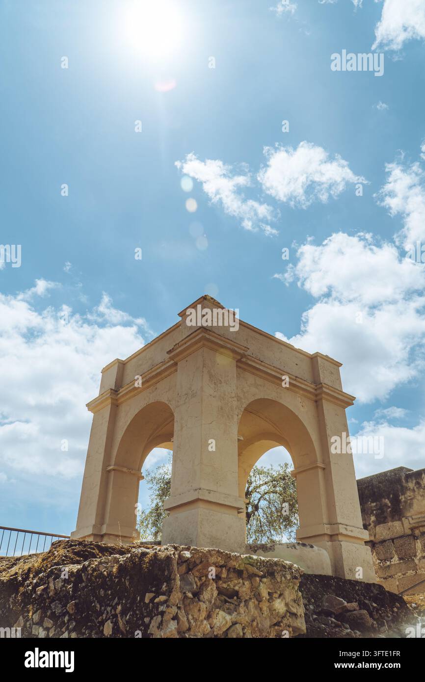 Ancient Roman structure under a bright sun in Mérida, Spain. Explore ...