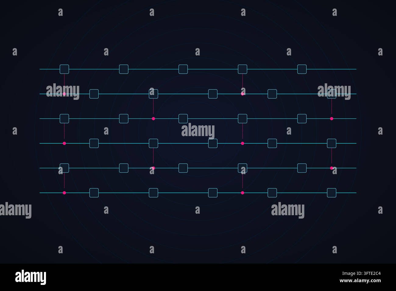 Creative digital artwork showcasing dynamic layout with quantum ...
