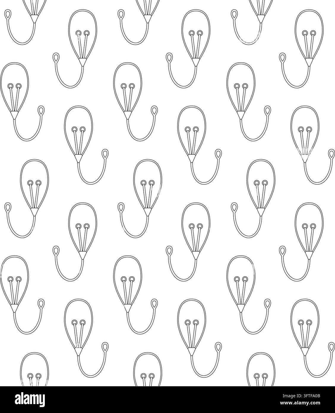 Vector seamless pattern of flat martingale isolated on white background ...