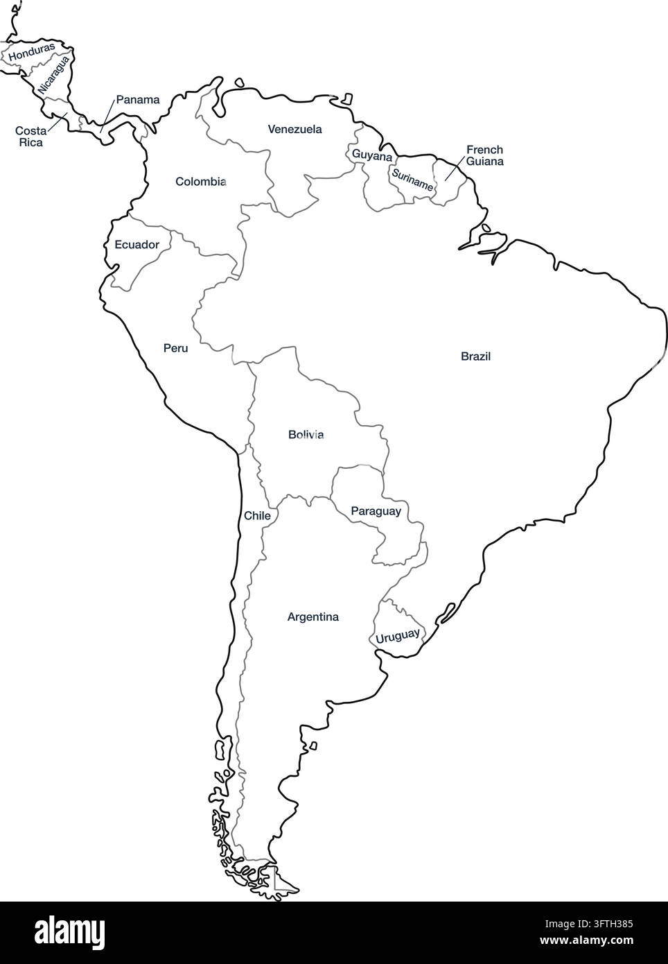 Minecraft Continentnt Map Accurate correct detailed south america american continent map line ...