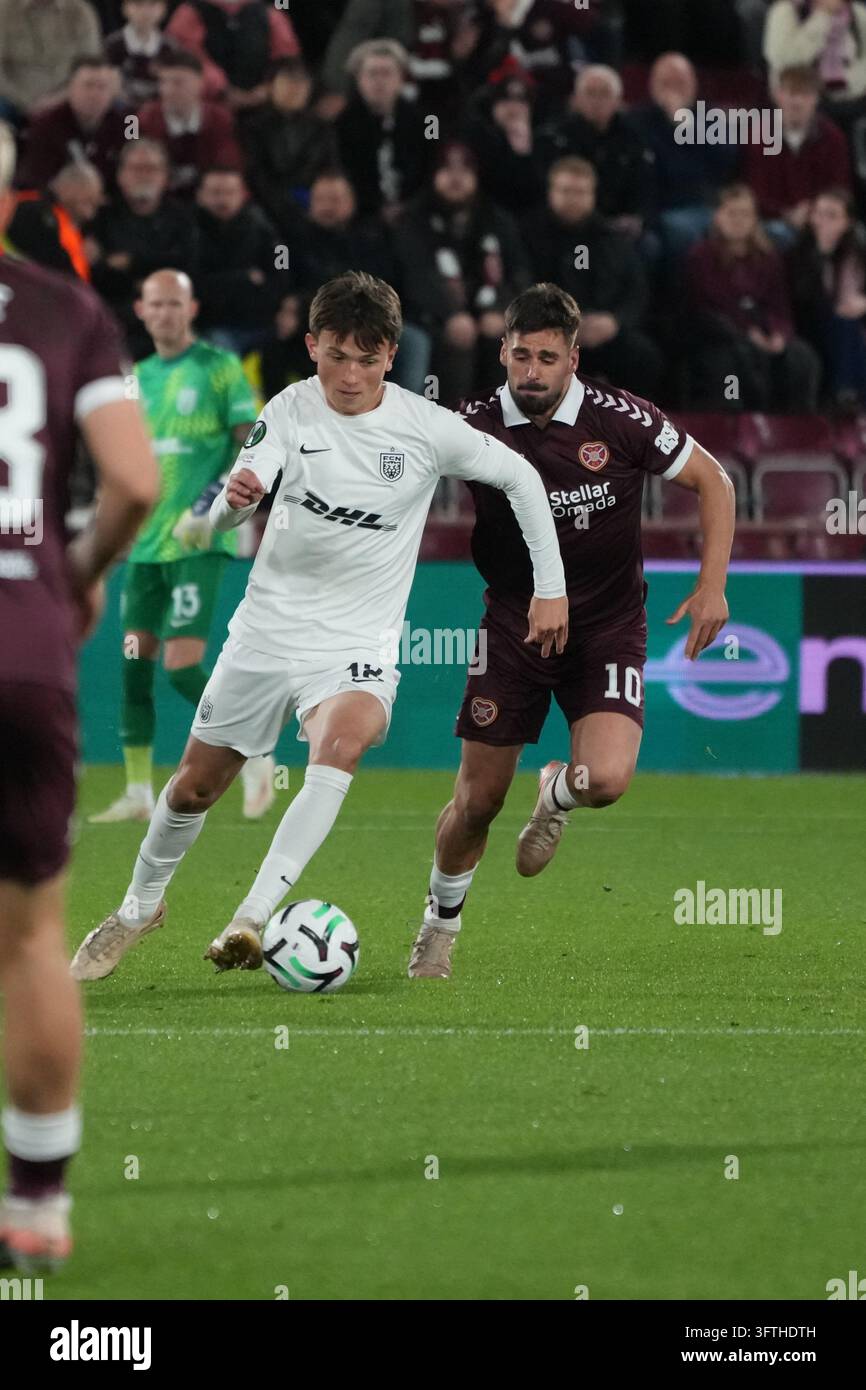 15th October 2026; Tynecastle Park, Edinburgh, Scotland; UEFA ...