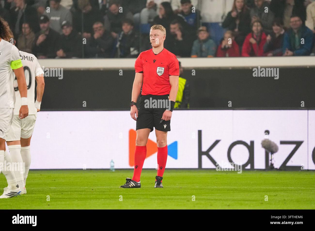 Adam Ladeback, referee during the UEFA Conference League, League phase ...