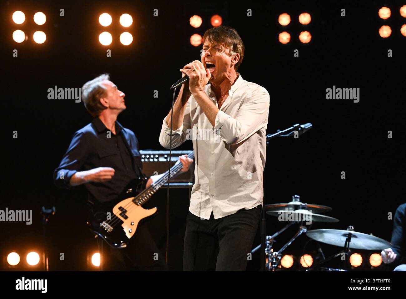 EDITORIAL USE ONLY Suede performing during filming for the Graham ...