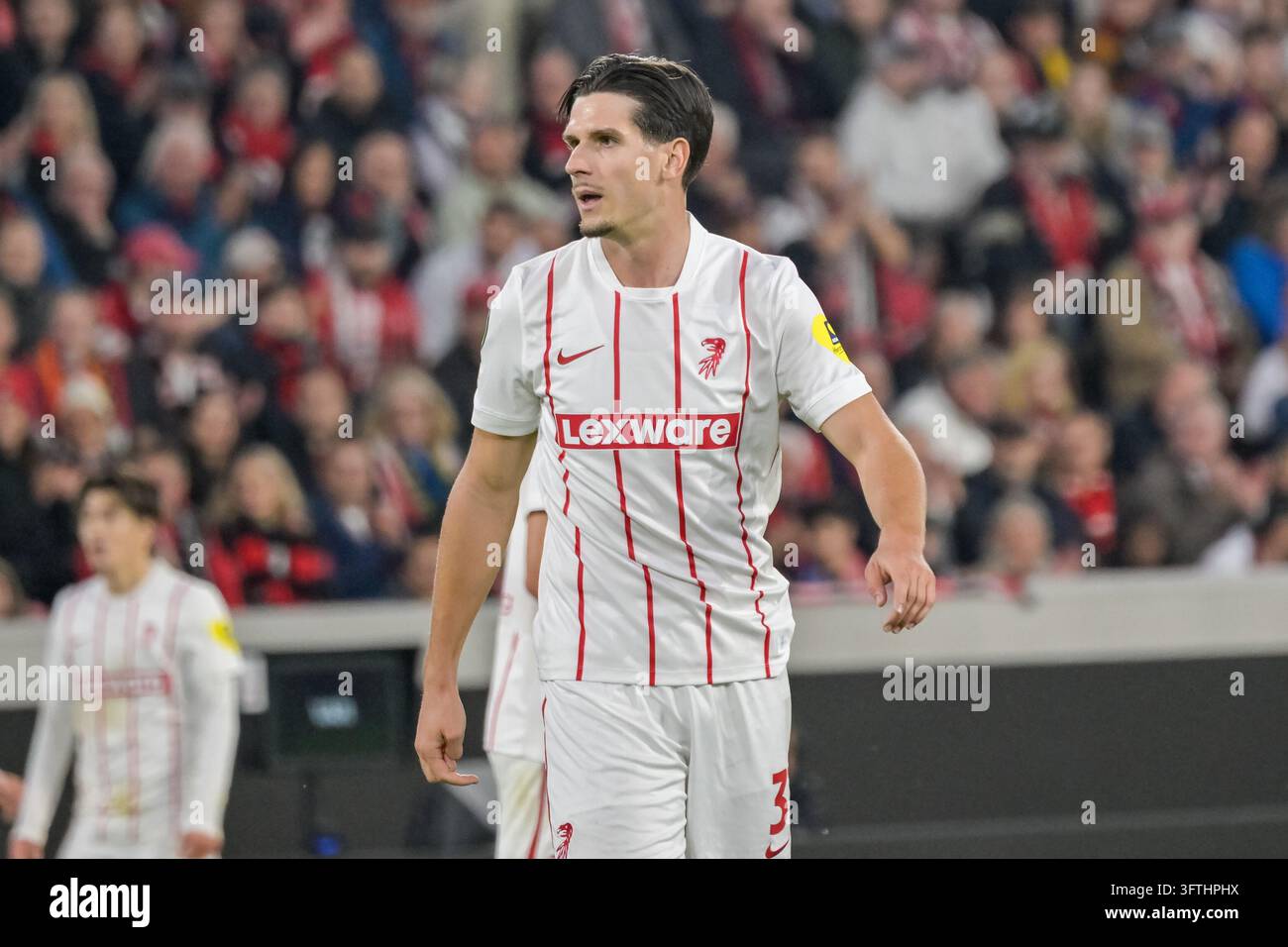 Igor Matanovic (Freiburg, #31) with neutral emotion. GER, Freiburg vs ...