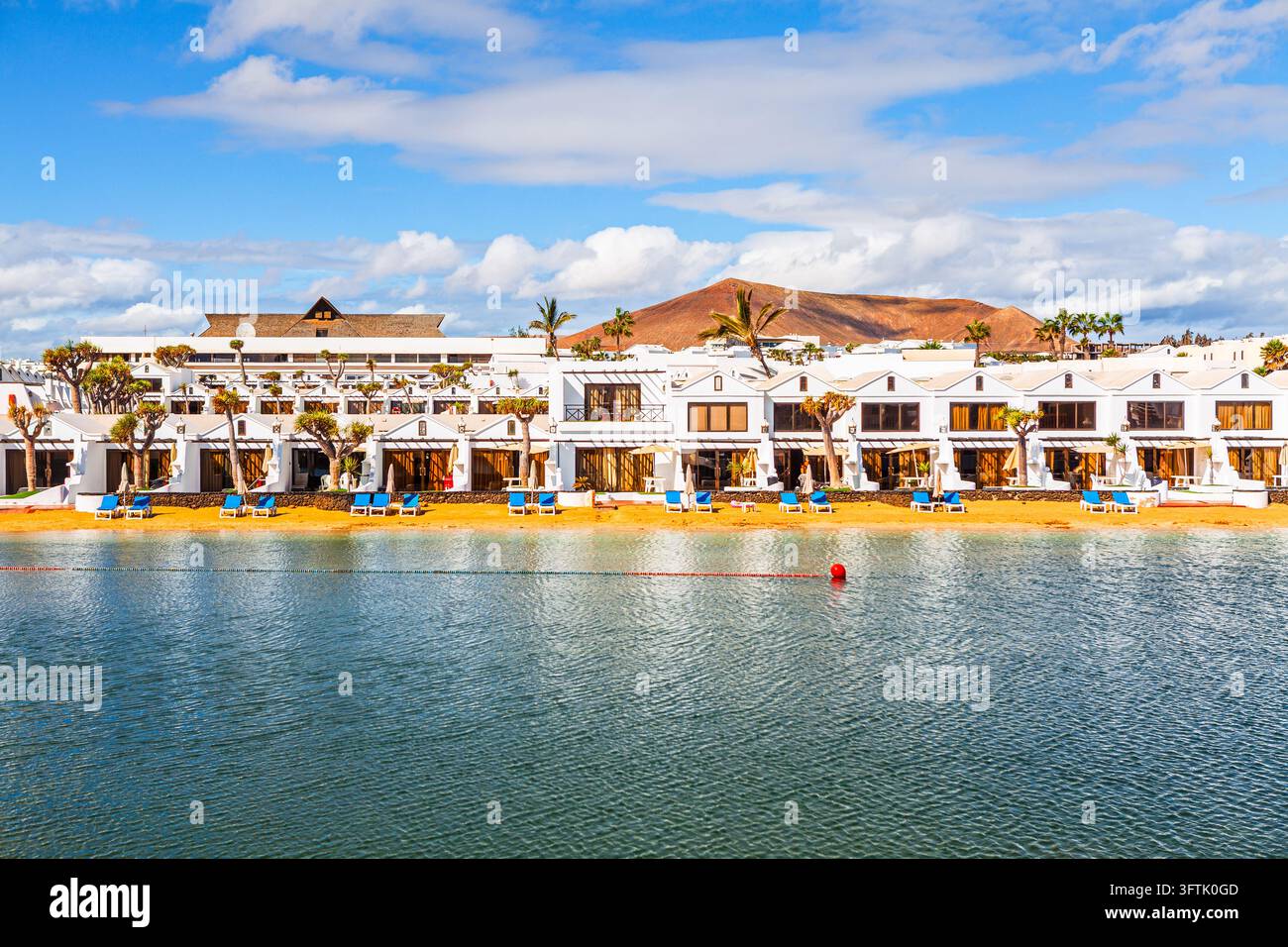 Sands Beach Resort in Costa Teguise, Lanzarote, Canary Islands, white ...