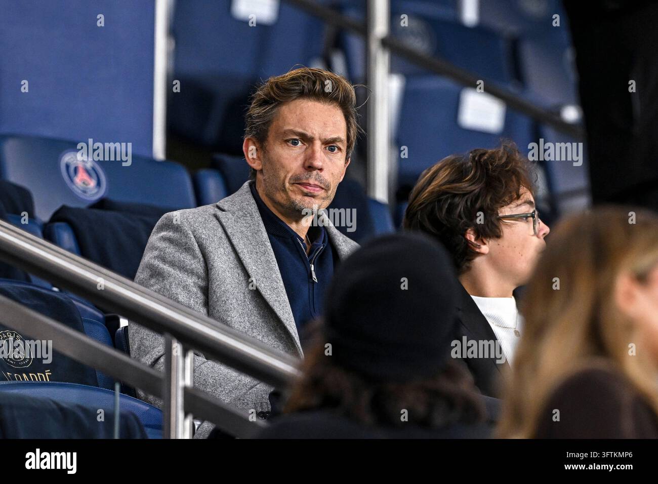 French tennis player Nicolas MAHUT attends the french Ligue 1 McDonald ...