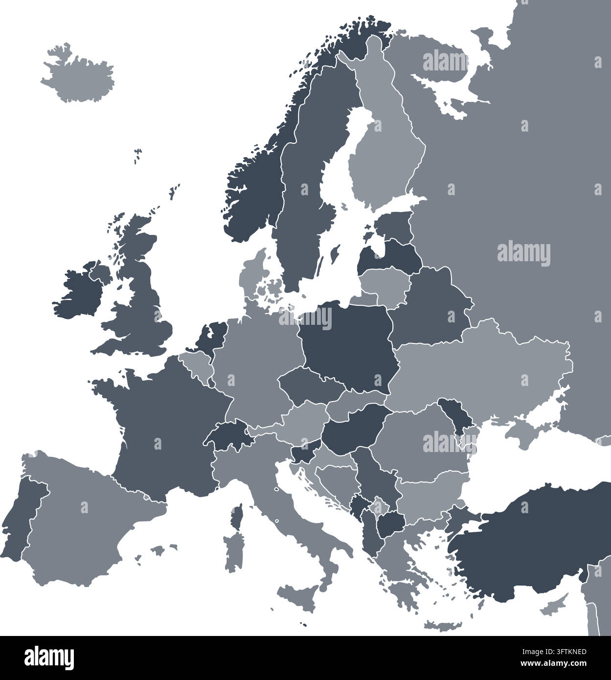 Minecraft Continentnt Map Accurate correct detailed europe european continent map separeted ...