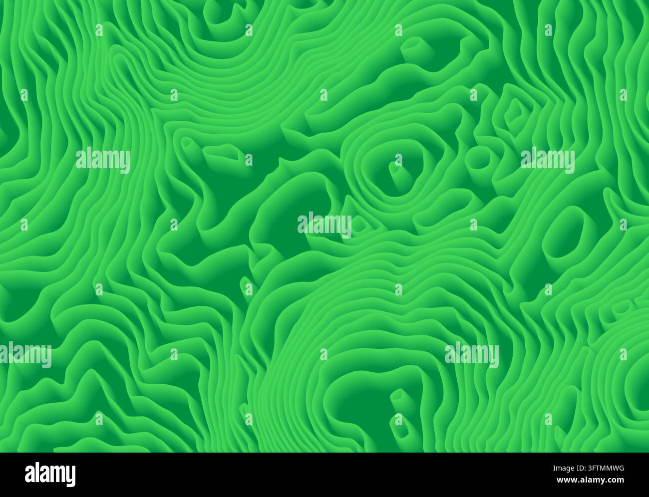Vivid green topographic contour line pattern, texture background Stock ...