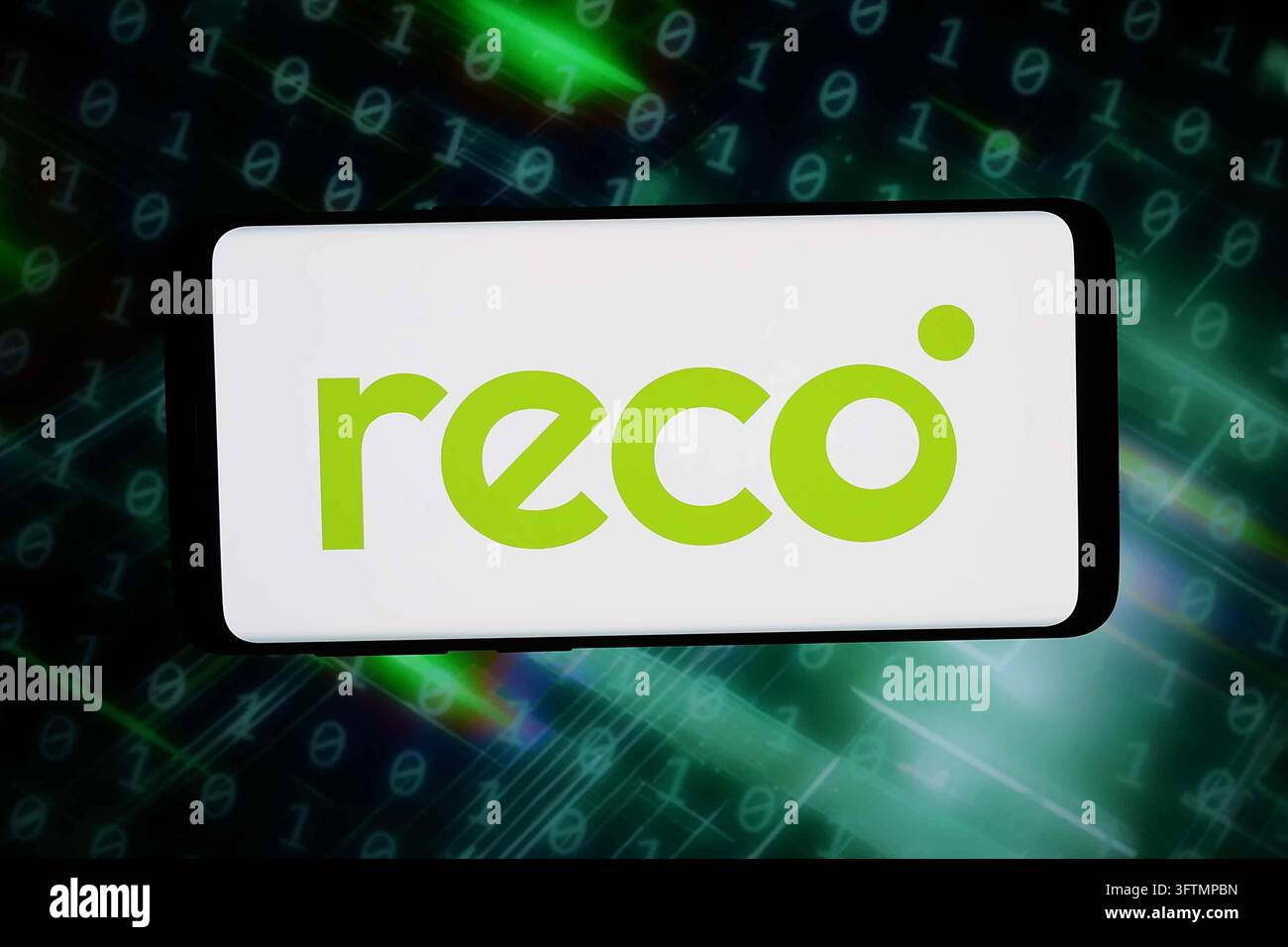 In this photo illustration, the logo of AI cybersecurity company ...