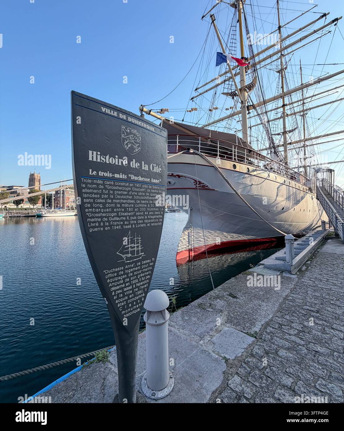 The Duchesse Anne tall ship Museum, Dunkirk, France Stock Photo - Alamy