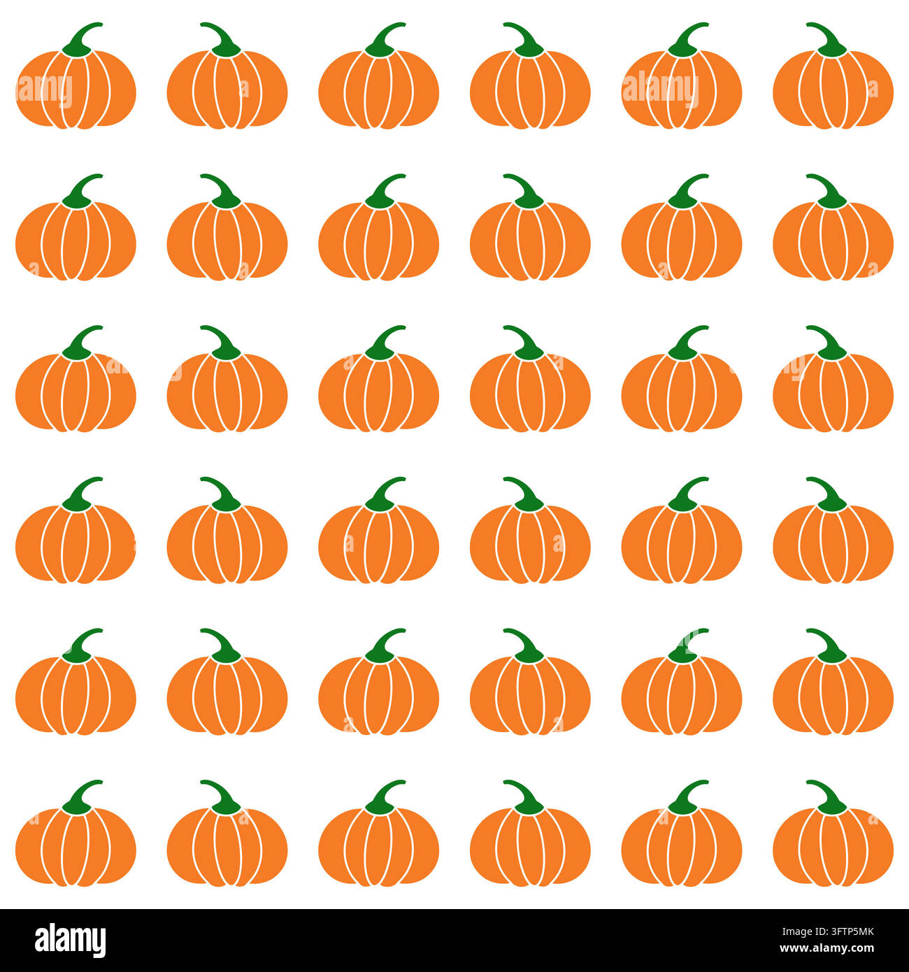 Hand drawn pumpkins seamless pattern. Thanksgiving vector background ...