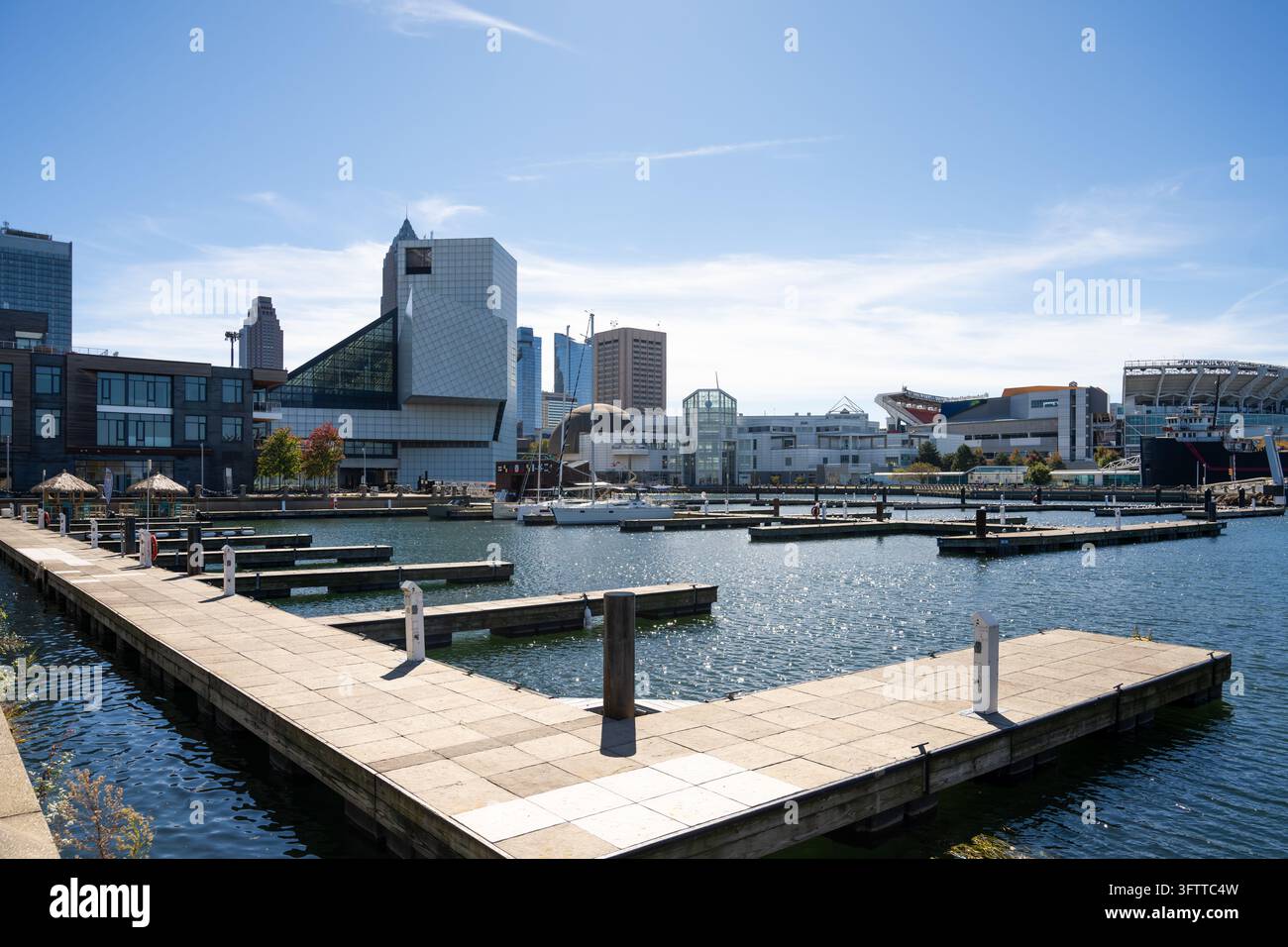 Cleveland, United States - 08 October 2026: View of the Rock and Roll ...