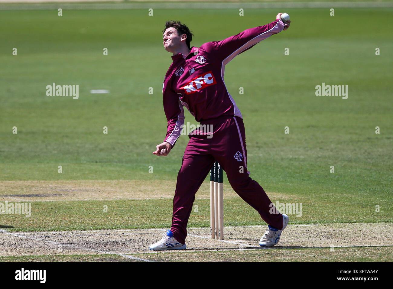 One Image Jack Clayton of the Queensland Bulls during Men's One Day Cup - South ...