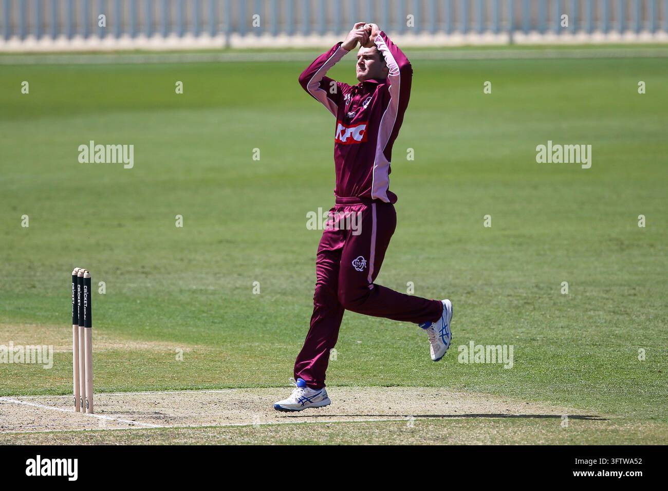 One Image Jack Clayton of the Queensland Bulls during Men's One Day Cup - South ...