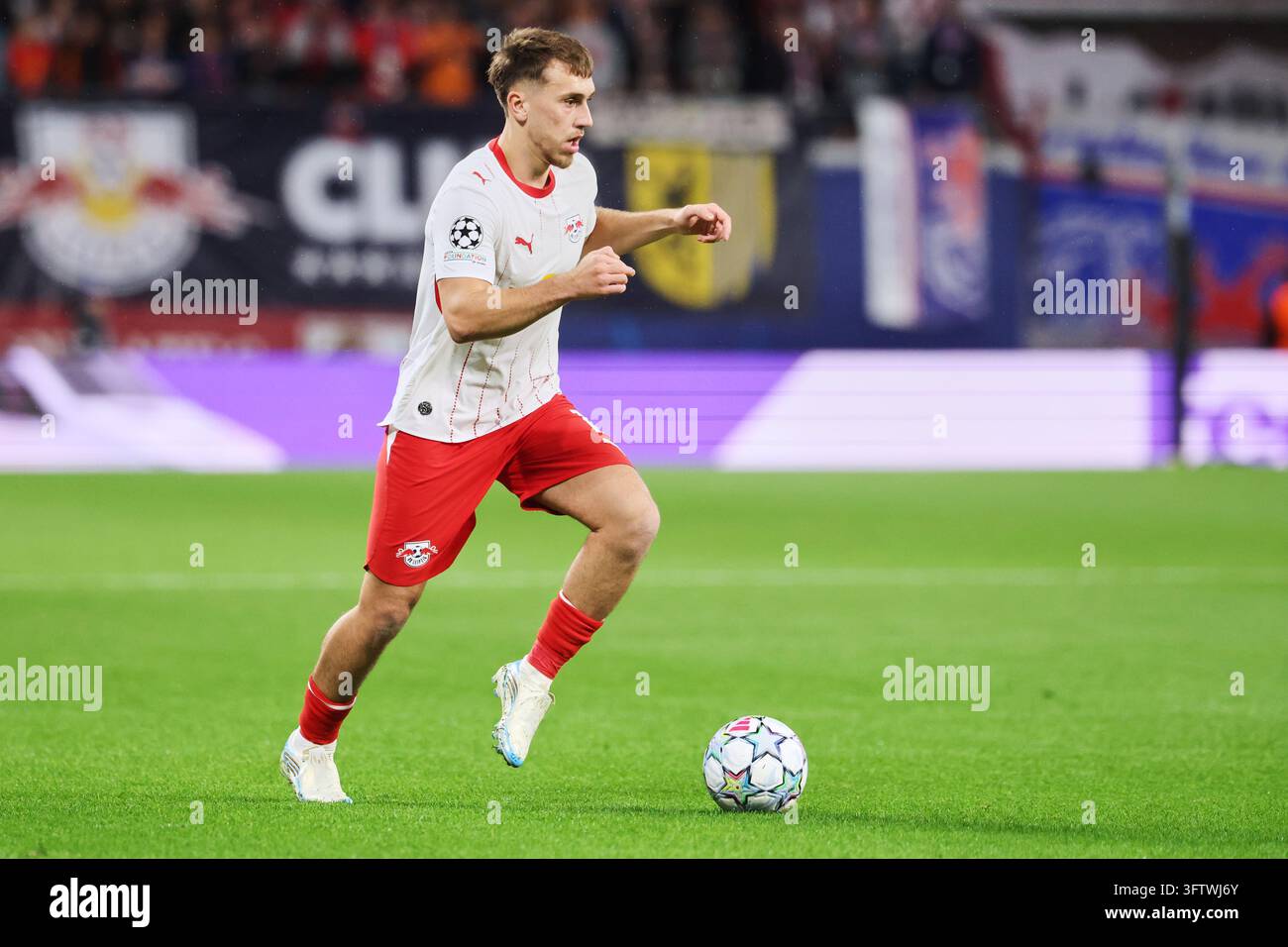 13 October 2026, Saxony, Leipzig: Soccer, Men: Champions League, RB ...