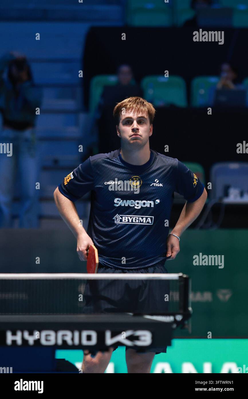 Ljubjana ,Slovenia 10/16/2026: Truls Moregard of Sweden in action ...