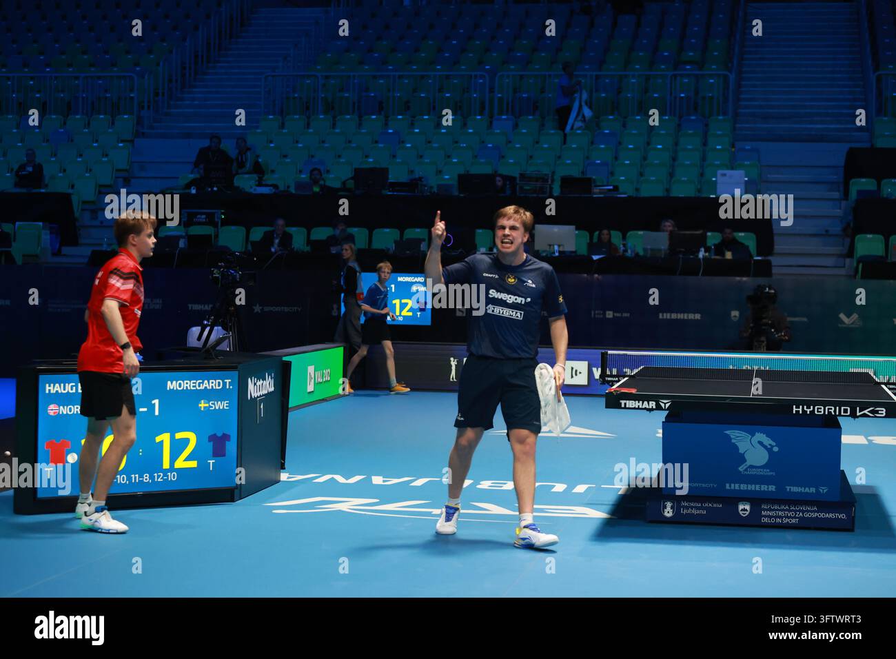 Ljubjana ,Slovenia 10/16/2026: Truls Moregard of Sweden in action ...