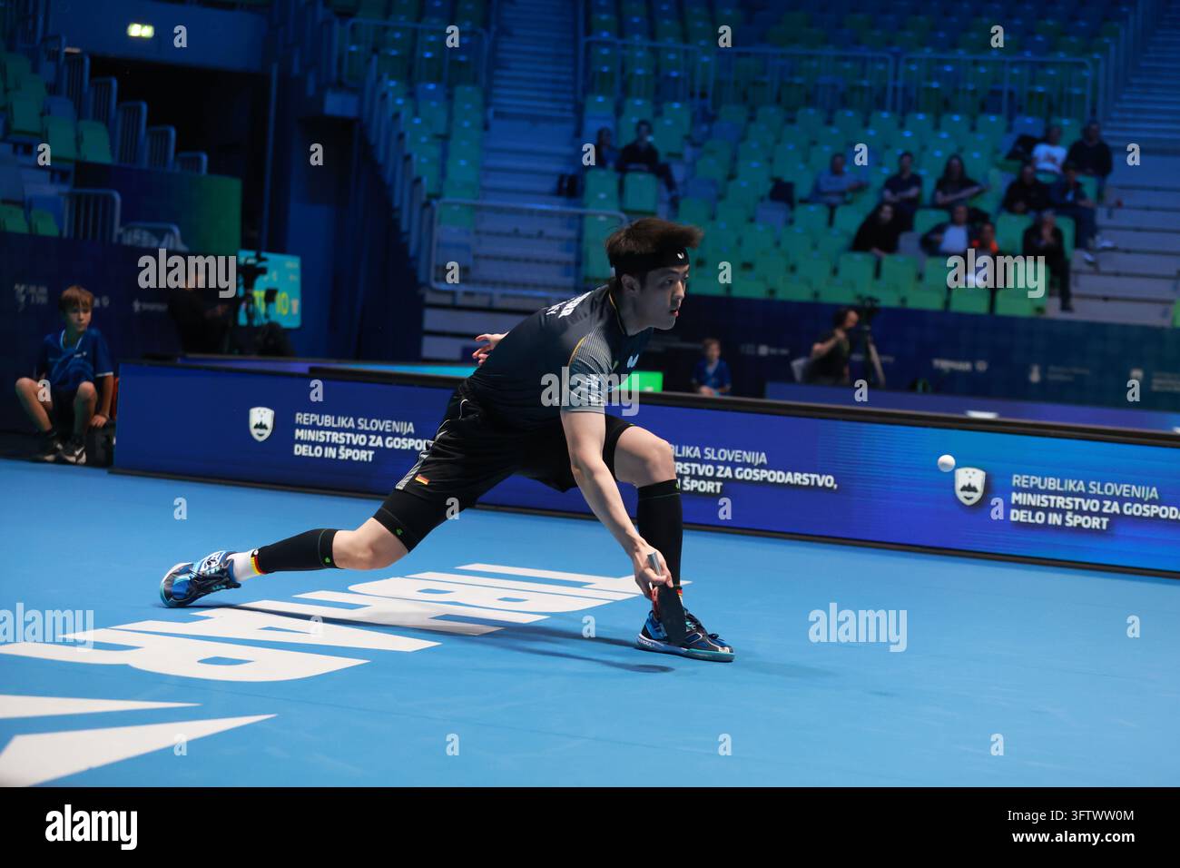 Ljubjana ,Slovenia 10/16/2026: Dang Qiu of Germany in action against ...