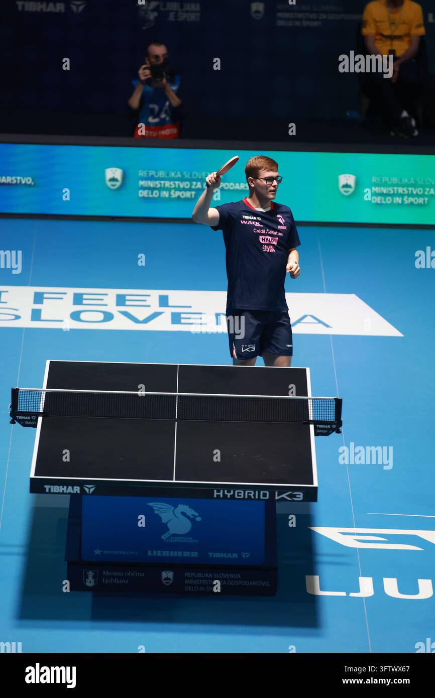 Ljubjana ,Slovenia 10/16/2026: Alexis Lebrun of France in action ...