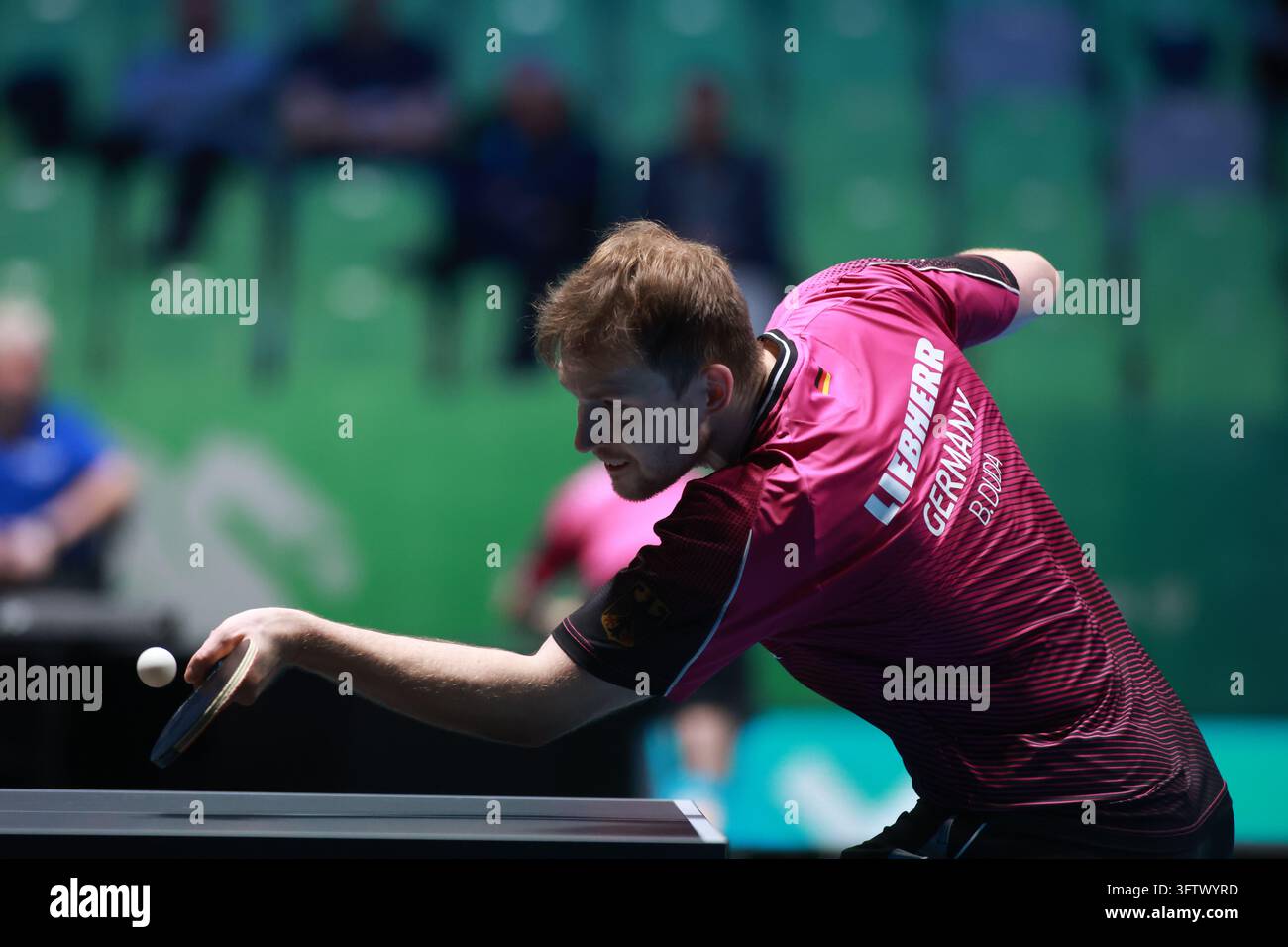 Ljubjana ,Slovenia 10/16/2026: Benedikt Duda of Germany in action ...