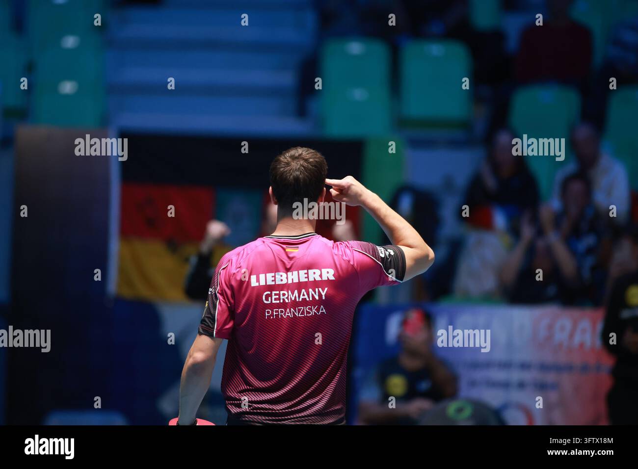 Ljubjana ,Slovenia 10/16/2026: Patrick Franziska of Germany in action ...