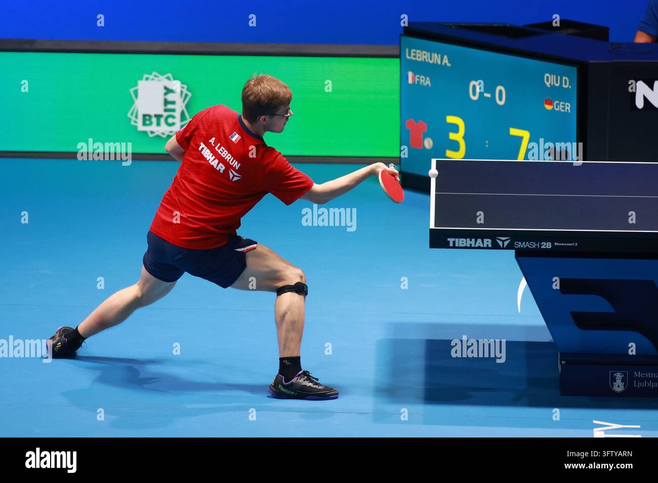 Ljubjana ,Slovenia 10/16/2026: Alexis Lebrun of France in action ...