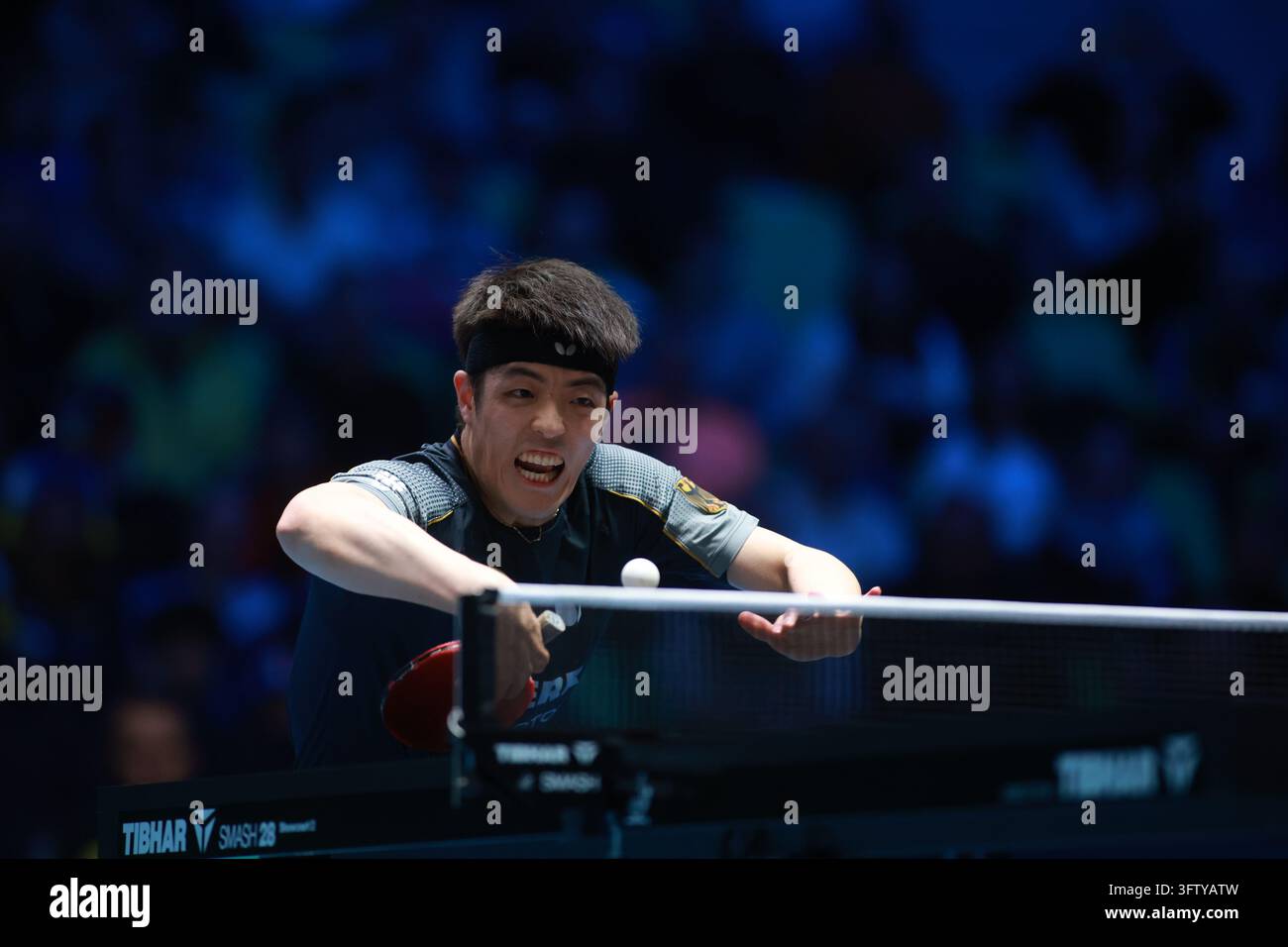 Ljubjana ,Slovenia 10/16/2026: Dang Qiu of Germany in action against ...