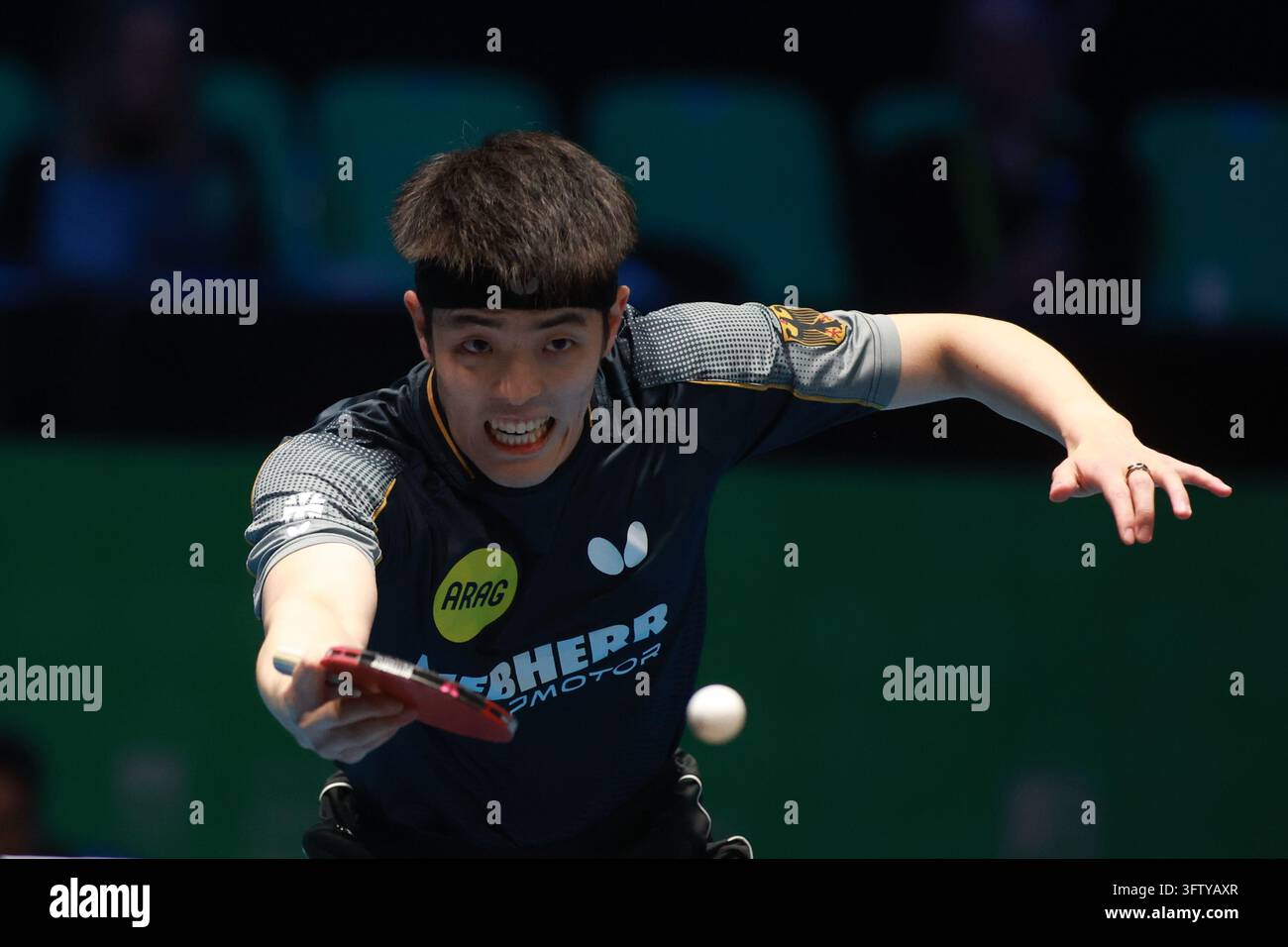Ljubjana ,Slovenia 10/16/2026: Dang Qiu of Germany in action against ...