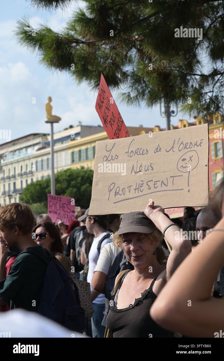 Values In Communication Nice, France. 17th October 2026. Nationwide protests in France ...
