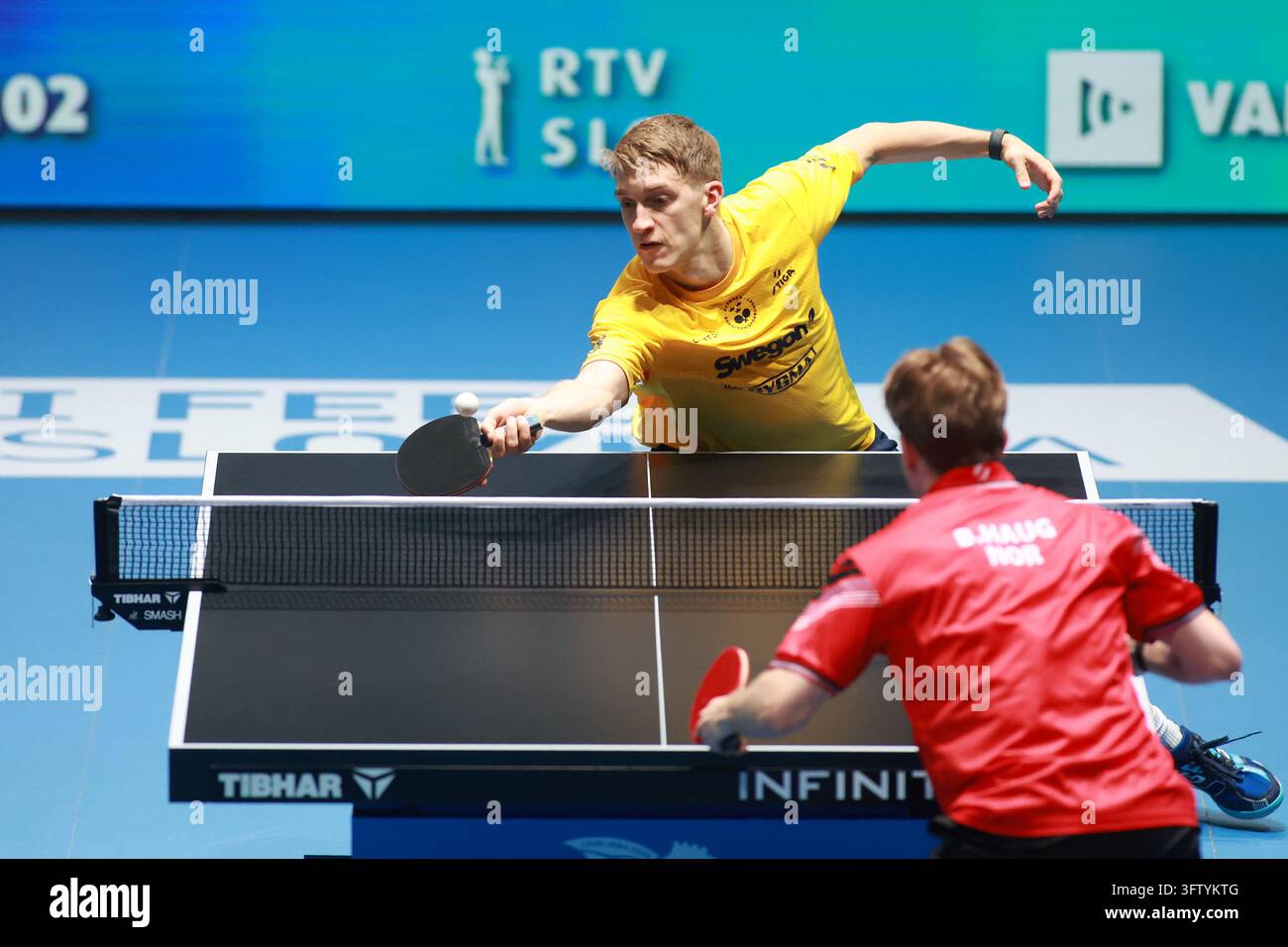 Ljubjana ,Slovenia 10/17/2026: Anton Kallberg of Germany in action ...