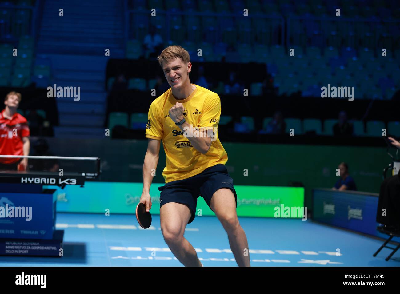 Ljubjana ,Slovenia 10/17/2026: Anton Kallberg of Germany in action ...