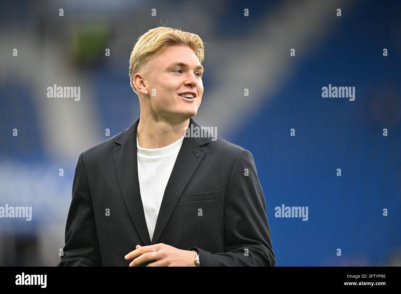 Conrad HARDER of Strasbourg during Ligue 1 McDonald's match between ...