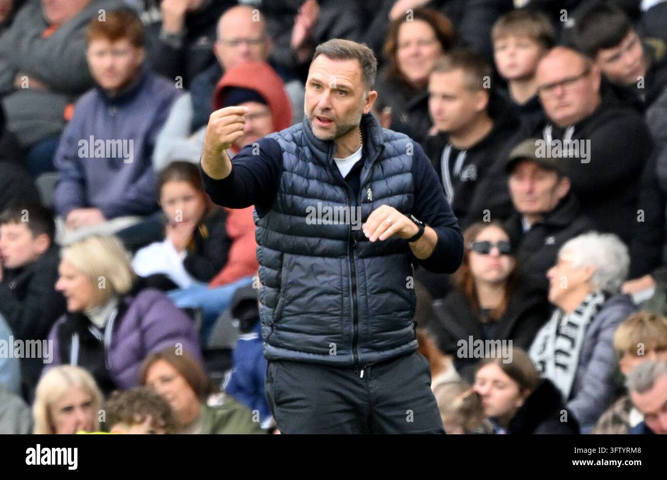 Derby County manager John Eustace during the Sky Bet Championship match ...