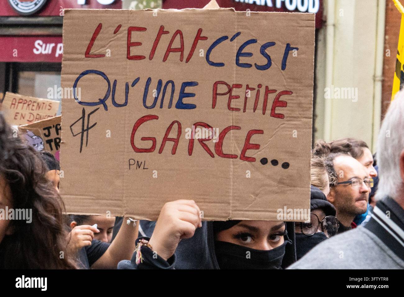 National day of action in France to protest the high cost of living and ...