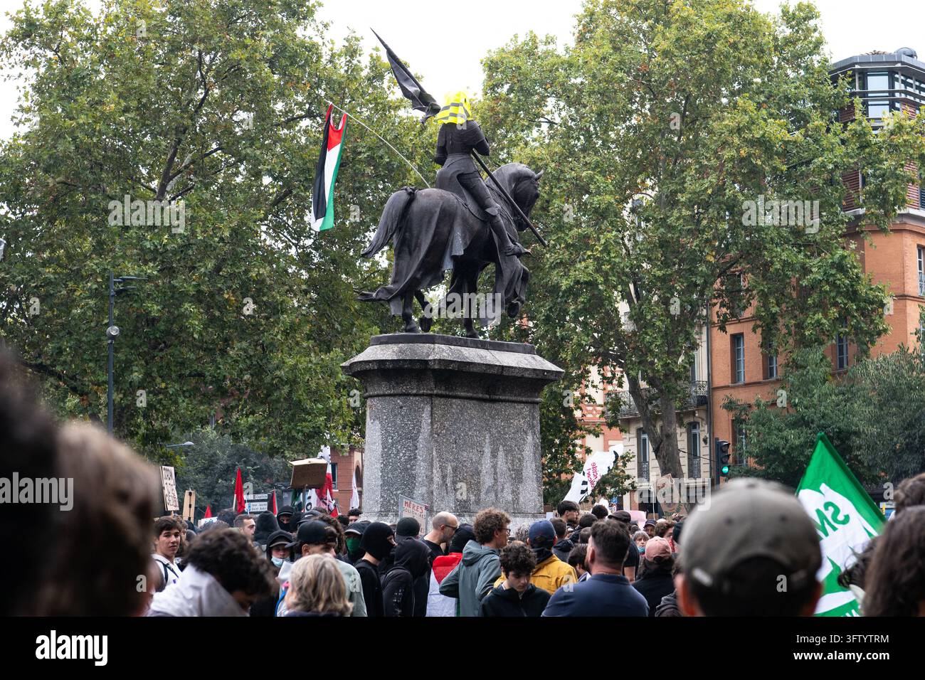 National day of action in France to protest the high cost of living and ...