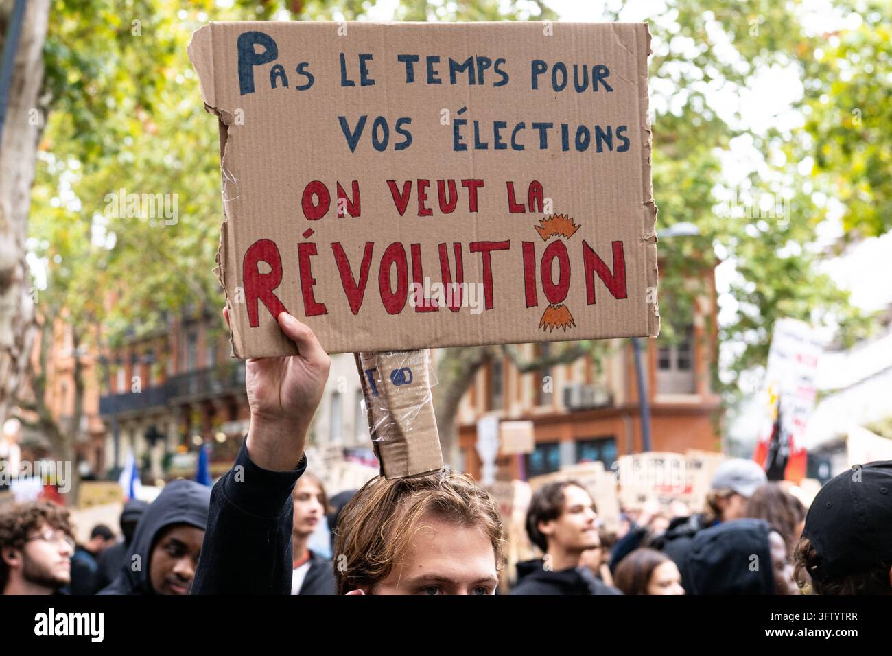 National day of action in France to protest the high cost of living and ...