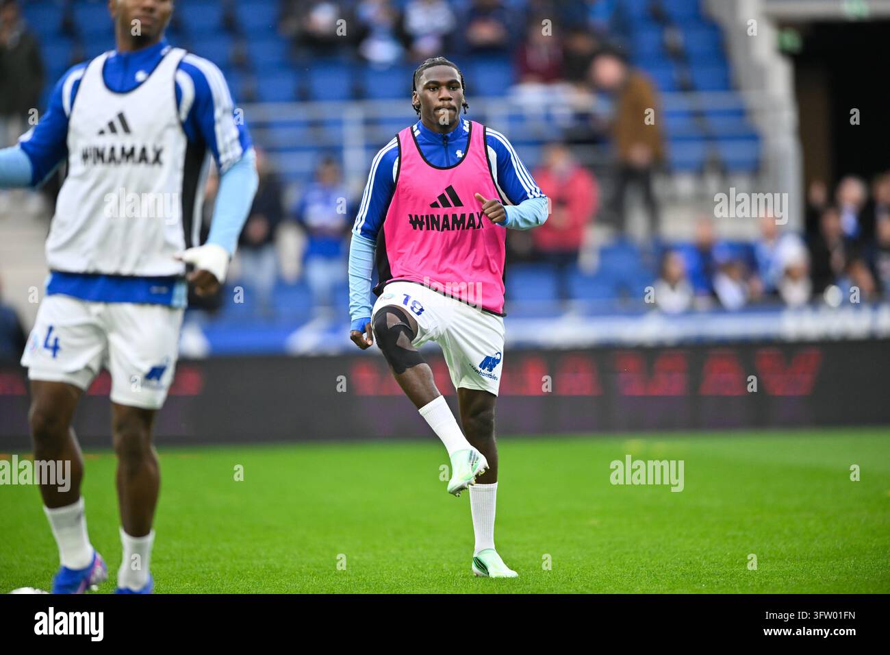 Fabio BALDE of Strasbourg during Ligue 1 McDonald's match between ...