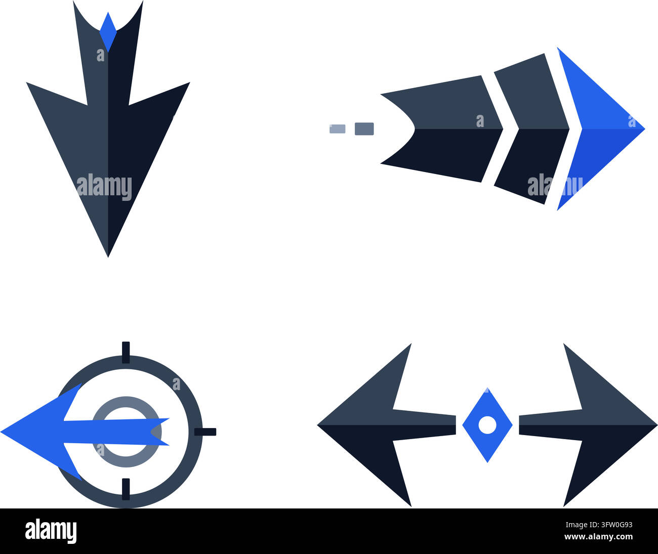 Dark grey target crosshair icon hi-res stock photography and images - Alamy