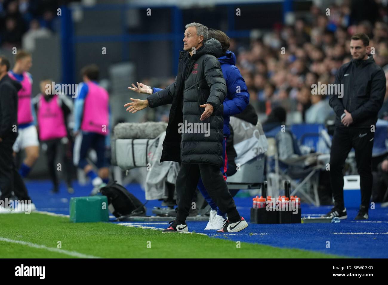 Headcoach of Paris Saint Germain Luis ENRIQUE during Ligue 1 McDonald's ...