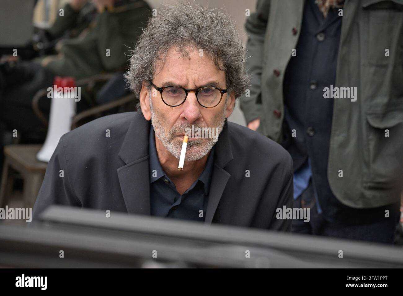 Joel Coen attending the reenactment of the first film ever made Sortie ...