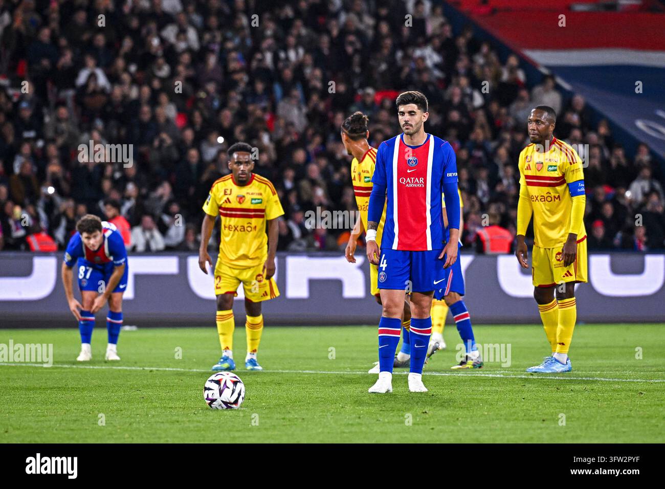 Lucas BERALDO of Paris Saint Germain (PSG) scores a penalty during the ...