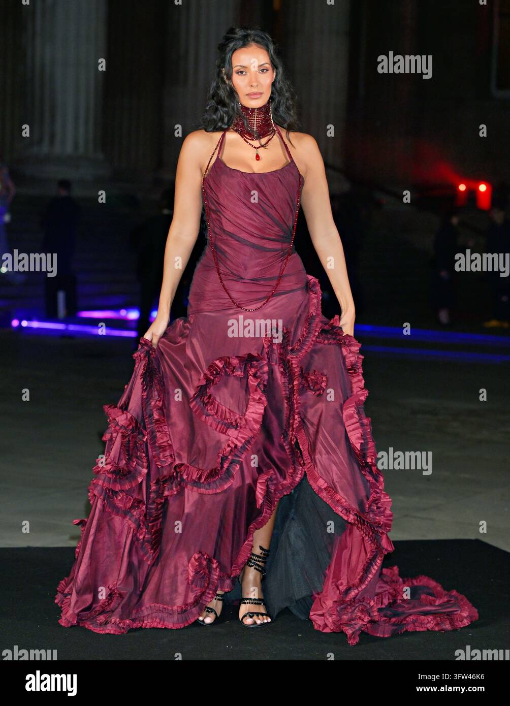 LONDON, ENGLAND - OCTOBER 17 2026: Maya Jama attends the British Museum ...