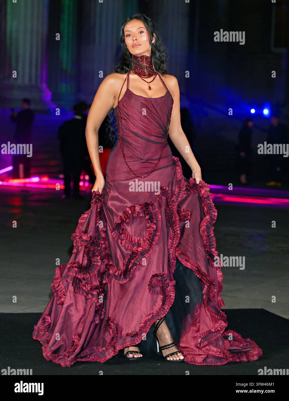 LONDON, ENGLAND - OCTOBER 17 2026: Maya Jama attends the British Museum ...