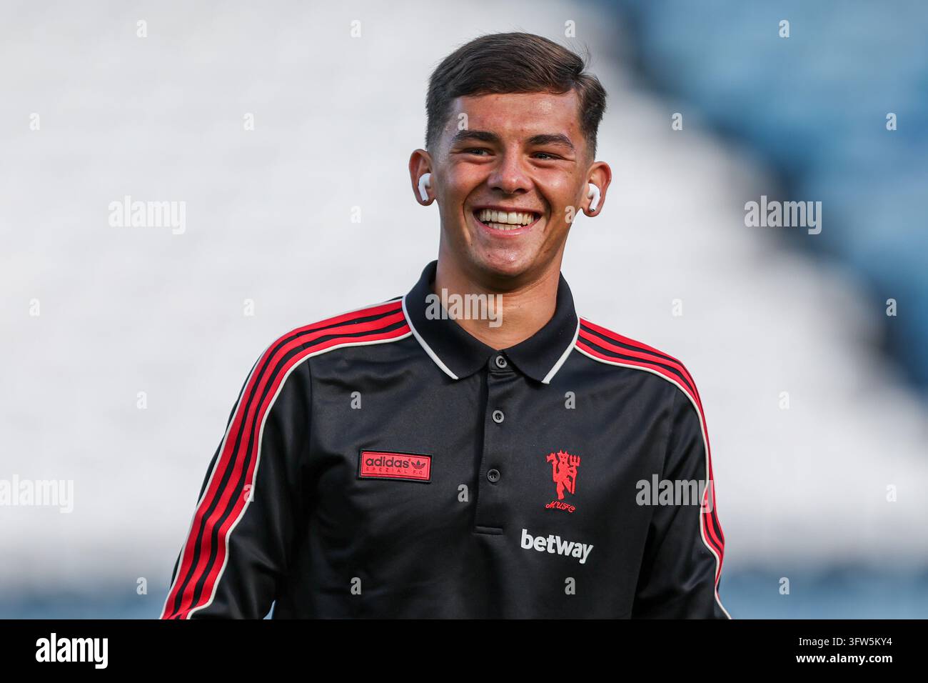 He Smiling Vector 18th October 2026; Elland Road, Leeds, West Yorkshire, England; Premier ...
