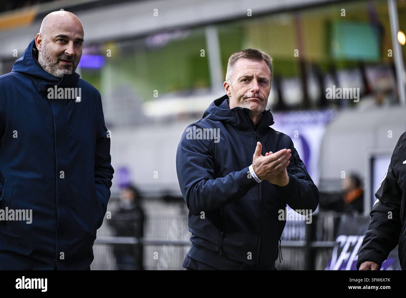 Antoine Sibierski of RSC Anderlecht and Kenneth Bornauw of RSC ...